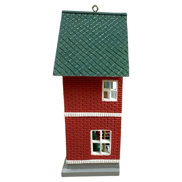 1991 Hallmark Fire Station Ornament Nostalgic Houses Series MIB Christmas - Picture 6 of 9